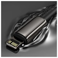 Câble USB-C / Lightning Baseus Tungsten Gold 20W - 1m - Noir