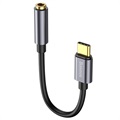 Câble Adaptateur Audio USB-C / 3.5mm Baseus CAHUB-EZ0G - Gris Foncé