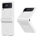Coque Samsung Galaxy Z Flip3 5G - Série Battle Armor - Blanche