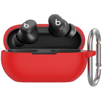 Étui en silicone avec mousqueton Beats Studio Buds+ AhaStyle WG157 - Rouge