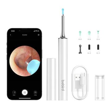 Bebird T15 Smart Visual Ear-Clean Nettoyeur d\'oreilles avec caméra - 85 minutes - Blanc