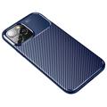 Coque iPhone 14 Pro Beetle Fibre de Carbone - Bleu