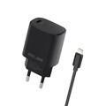 Beline PD 3.0 20W Chargeur Lightning - iPhone 14/13/12/X/iPad Pro - Noir