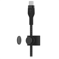 Câble USB-C / USB-C Belkin BoostCharge Pro Flex 60W - 3m - Noir