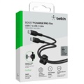 Câble USB-C / USB-C Belkin BoostCharge Pro Flex 60W - 3m - Noir