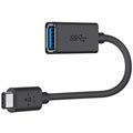 Adaptateur 3.0 USB-C vers USB-A Belkin - 14cm - Noir