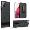 Coque Hybride Samsung Galaxy S20 FE avec Clip Ceinture - Noire