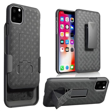 Coque Hybride iPhone 11 Pro avec Clip Ceinture - Noire