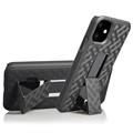 Coque Hybride iPhone 11 avec Clip Ceinture - Noire