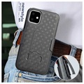 Coque Hybride iPhone 11 avec Clip Ceinture - Noire