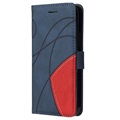 Étui Portefeuille Samsung Galaxy A42 5G Bi-Color Series - Bleu