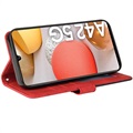 Étui Portefeuille Samsung Galaxy A42 5G Bi-Color Series - Rouge