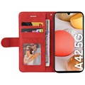 Étui Portefeuille Samsung Galaxy A42 5G Bi-Color Series - Rouge