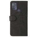 Étui Portefeuille Motorola Moto G50 Bi-Color Series - Noir