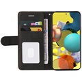 Étui Portefeuille Samsung Galaxy A51 Série Bi-Color - Noir