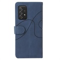 Étui Portefeuille Samsung Galaxy A52 5G, Galaxy A52s Bi-Color Series - Bleu