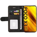 Étui Portefeuille Xiaomi Poco X3 Pro/X3 NFC Série Bi-Color - Noir