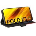 Étui Portefeuille Xiaomi Poco X3 Pro/X3 NFC Série Bi-Color - Noir