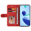 Étui Portefeuille Xiaomi Mi 11 Lite 5G Série Bi-Color - Rouge