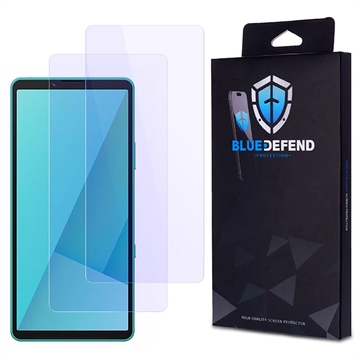 Protection d\'écran Sony Xperia 10 VII en verre trempé BlueDefend Anti-Blue Light - 2 Pcs.