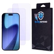 Protection d'écran iPhone 17 Air en verre trempé BlueDefend Anti-Blue Light - 2 Pcs.