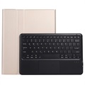 Étui Samsung Galaxy Tab S8+ avec Clavier Bluetooth - Doré