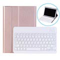 Étui à Rabat Huawei MediaPad M5 10 avec Clavier Bluetooth - Rose Doré