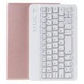 Étui iPad Mini (2021) avec Clavier Bluetooth - Rose Doré