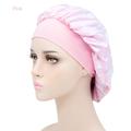 Bonnet de nuit en satin de soie respirant pour les cheveux