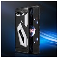 Asus ROG Phone 5 Brushed TPU Case - Carbon Fiber - Black