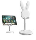 Oreilles de Lapin Support du Bureau Universel 4" - 12.9" - Blanc