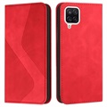 Étui Portefeuille Samsung Galaxy A22 4G - Business Style - Rouge