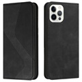 Étui Portefeuille iPhone 13 Pro - Business Style - Noir