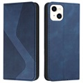 Étui Portefeuille iPhone 13 - Business Style - Bleu