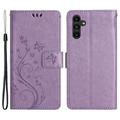 Étui Portefeuille Samsung Galaxy A54 5G - Série Butterfly - Violet