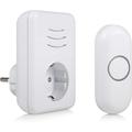 Byron DBY-22313 Sonnette de porte sans fil - Prise EU - Blanc