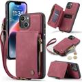 Coque Hybride iPhone 14 Plus Caseme C20 Zipper Pocket