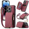 Coque Hybride iPhone 14 Pro Max Caseme C20 Zipper Pocket