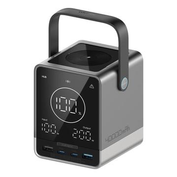 CUKTECH P01 40000mAh Power Bank avec 2 USB+2 Type-C, 300W MAX P+Series Portable Phone Charger External Battery (No. 30)