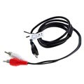 Câble micro-USB / 2x RCA