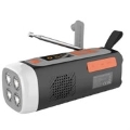 Camping Radio solaire à manivelle / Haut-parleur Bluetooth / Batterie Externe LR-7A - 4500mAh, AM/FM/SW