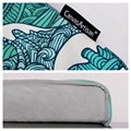 CanvasArtisan Universal Laptop Sleeve with Zipper - 13" - Waves