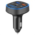 Chargeur Voiture & Émetteur FM Bluetooth BC57 - Noir