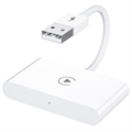 Adaptateur Sans Fil CarPlay pour iOS - USB, USB-C - Blanc