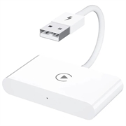 Adaptateur Sans Fil CarPlay pour iOS - USB, USB-C - Blanc