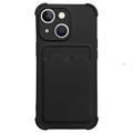 Coque iPhone 13 Mini en Silicone - Série Card Armor - Noire