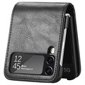 Étui Portefeuille Samsung Galaxy Z Flip4 5G - Serie Card - Noir