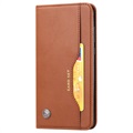 Étui Portefeuille Samsung Galaxy A22 4G - Série Card Set - Marron