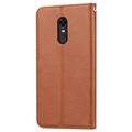 Étui Portefeuille OnePlus 6T - Série Card Set - Marron