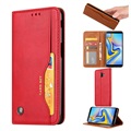 Étui Portefeuille Samsung Galaxy J6+ - Série Card Set - Rouge